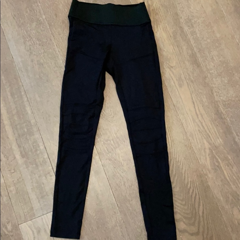 Koral Black Moto Leggings XS